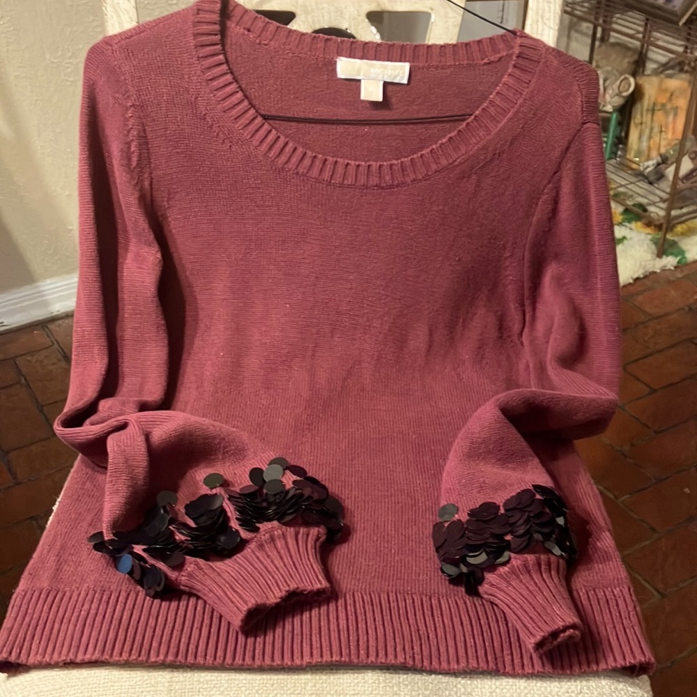 Michael Kors burgundy sweater